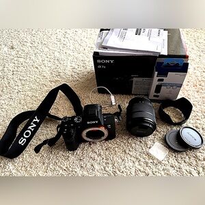 Sony α7 III Mirrorless Camera with Lens - Black